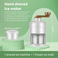 Shaved Ice Household Small Manual Ice Breaker Hand Ice Making Sand Hail Ice Breaking Magic Tool Making Continuous Sand Ice