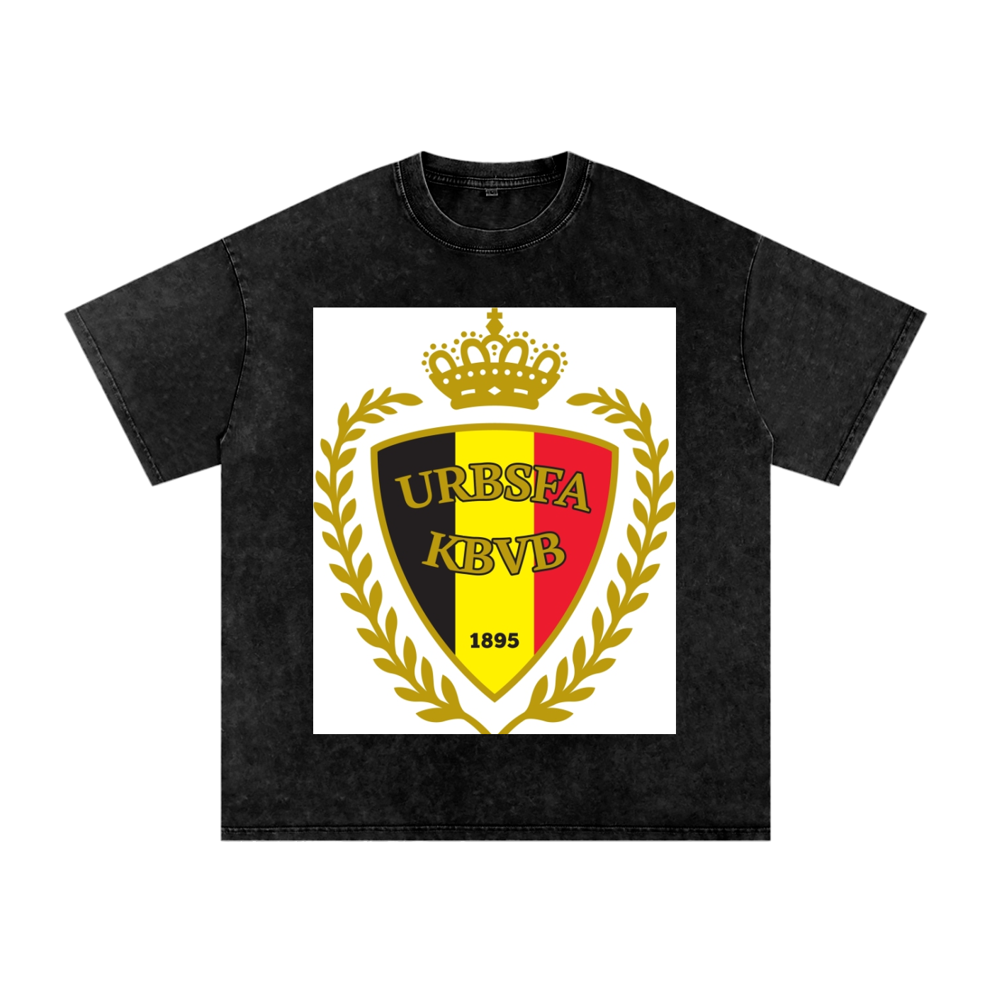 Belgium national football teamSnow Washed Oversized Cotton T-Shirt